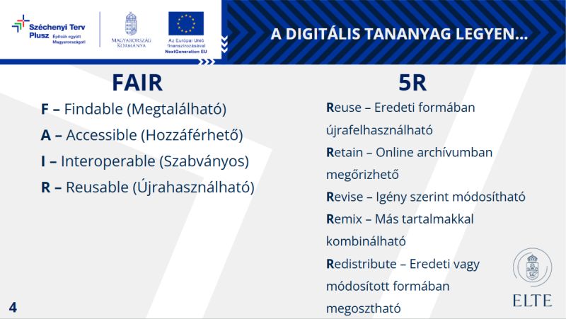 ELTE digitális tananyag repozitórium