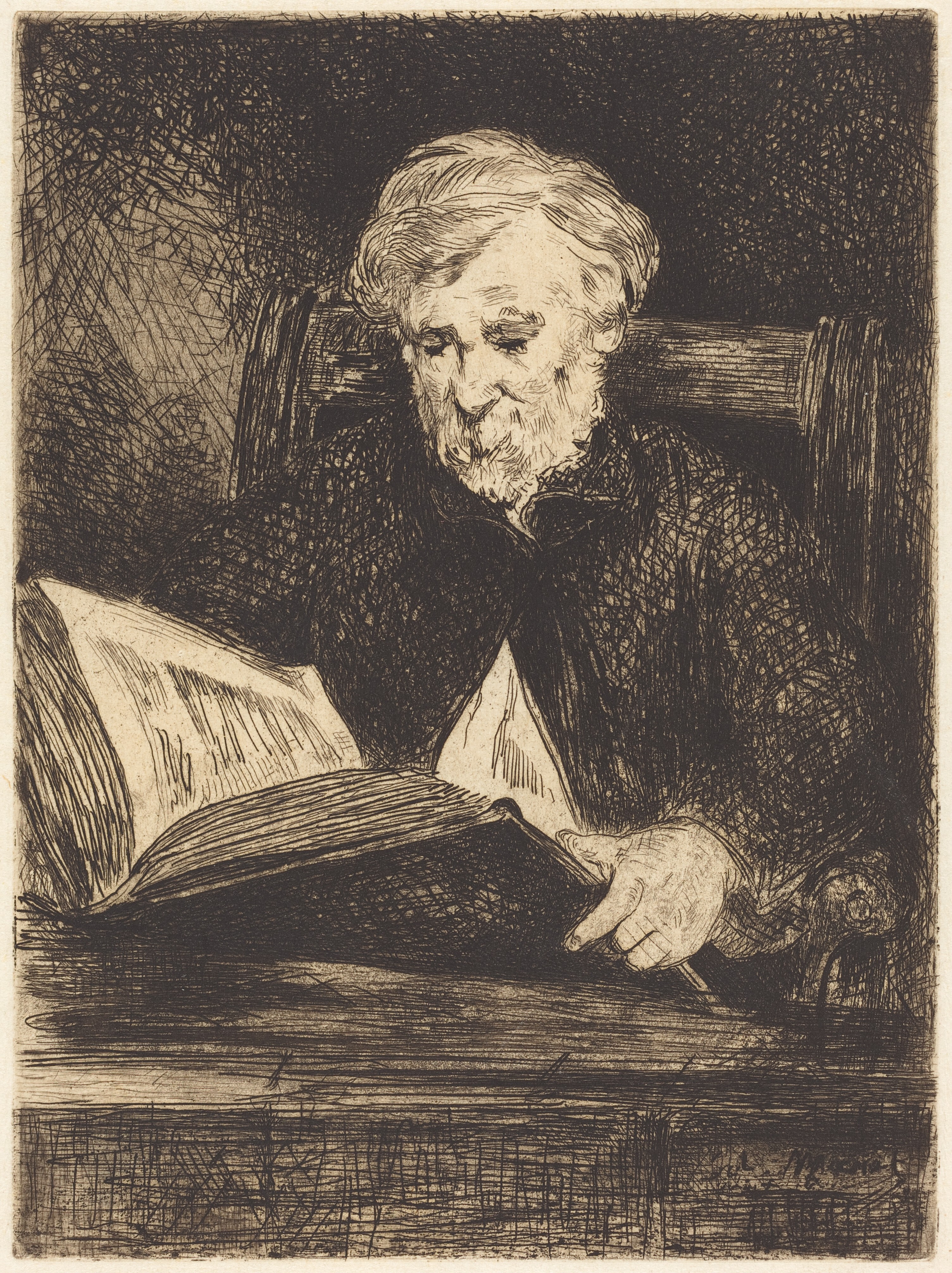 Edouard Manet: Le liseur (1861)
