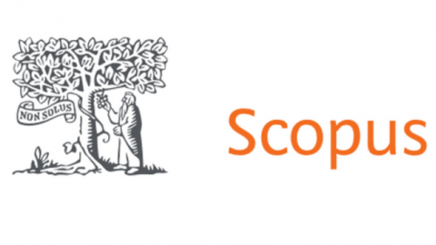 A Scopus folyóirat és citációs adatbázis logója.