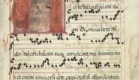 Title page of the manuscript A 115 (Graduale Romanum Ordinis Pauli Primi Eremitae monasterii S. Egidii de Uyhel, liturgical songbook, Pauline monastery in Újhely [Sátoraljaújhely], 1623).