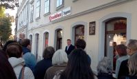 Unveiling of a memorial plaque in honour of Marianne Czeke in Sopron